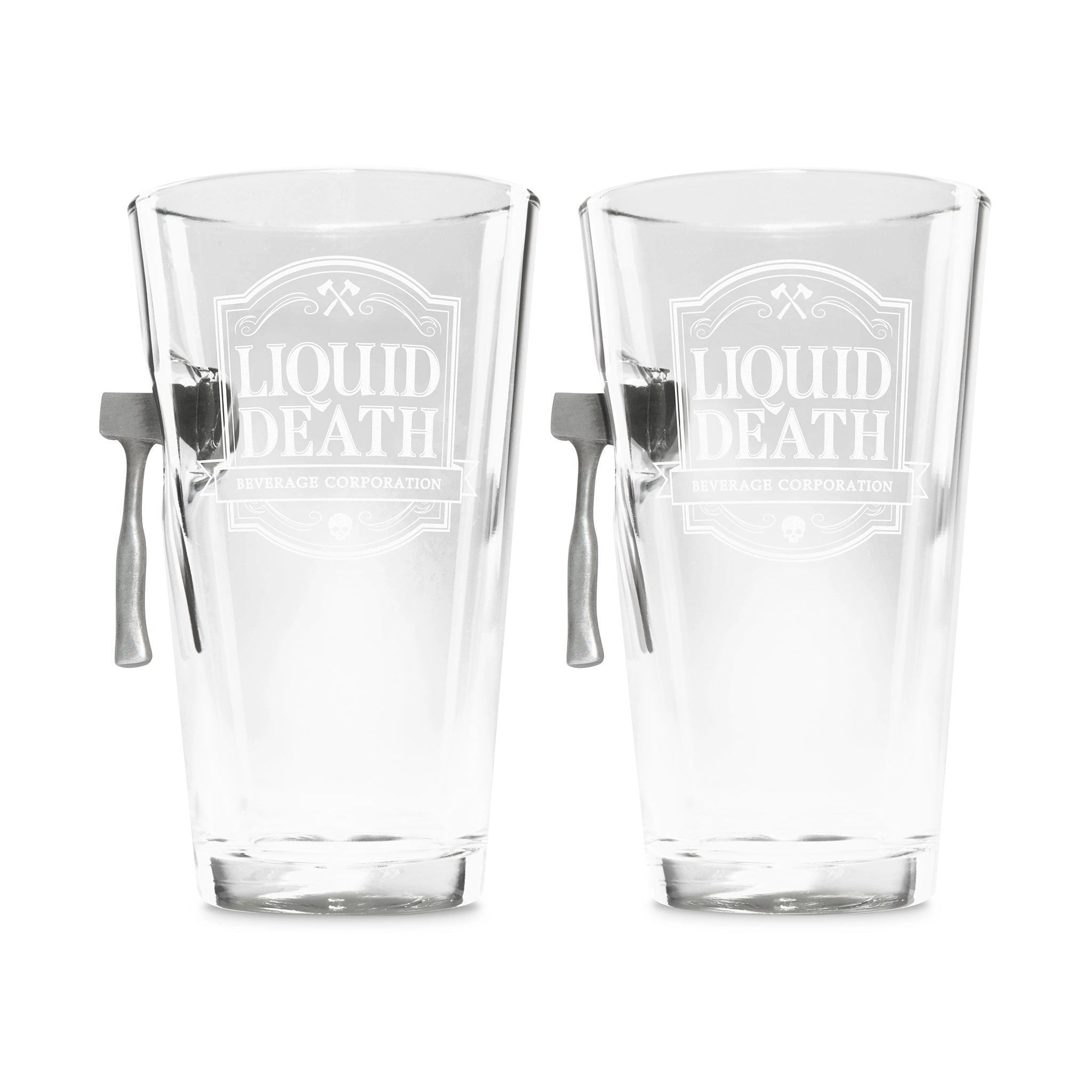 Axe Murderer Pint Glass Set Front