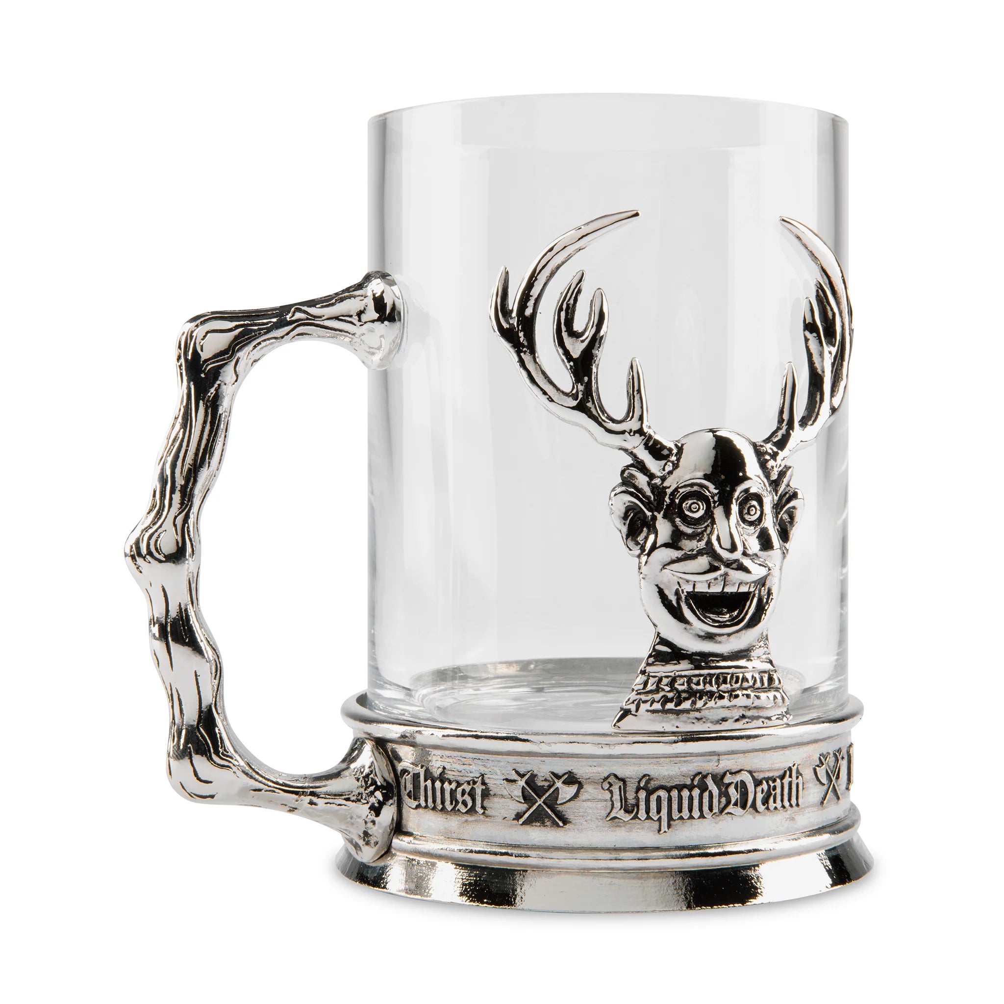 Donny Deerstein Mug — Silver — detail closeup