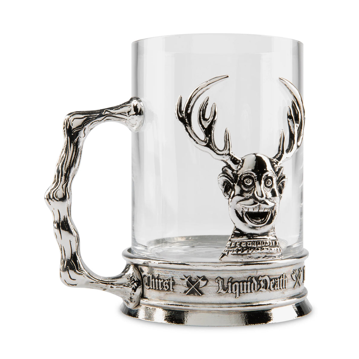 Donny Deerstein Mug — Silver — detail closeup
