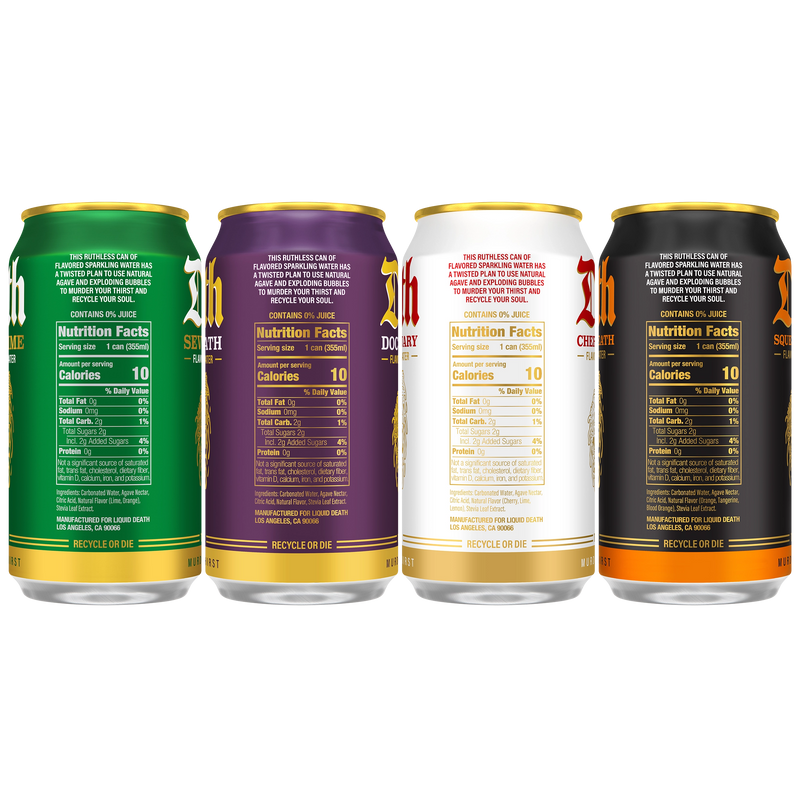 Fan Favorites Variety — back of can 12oz