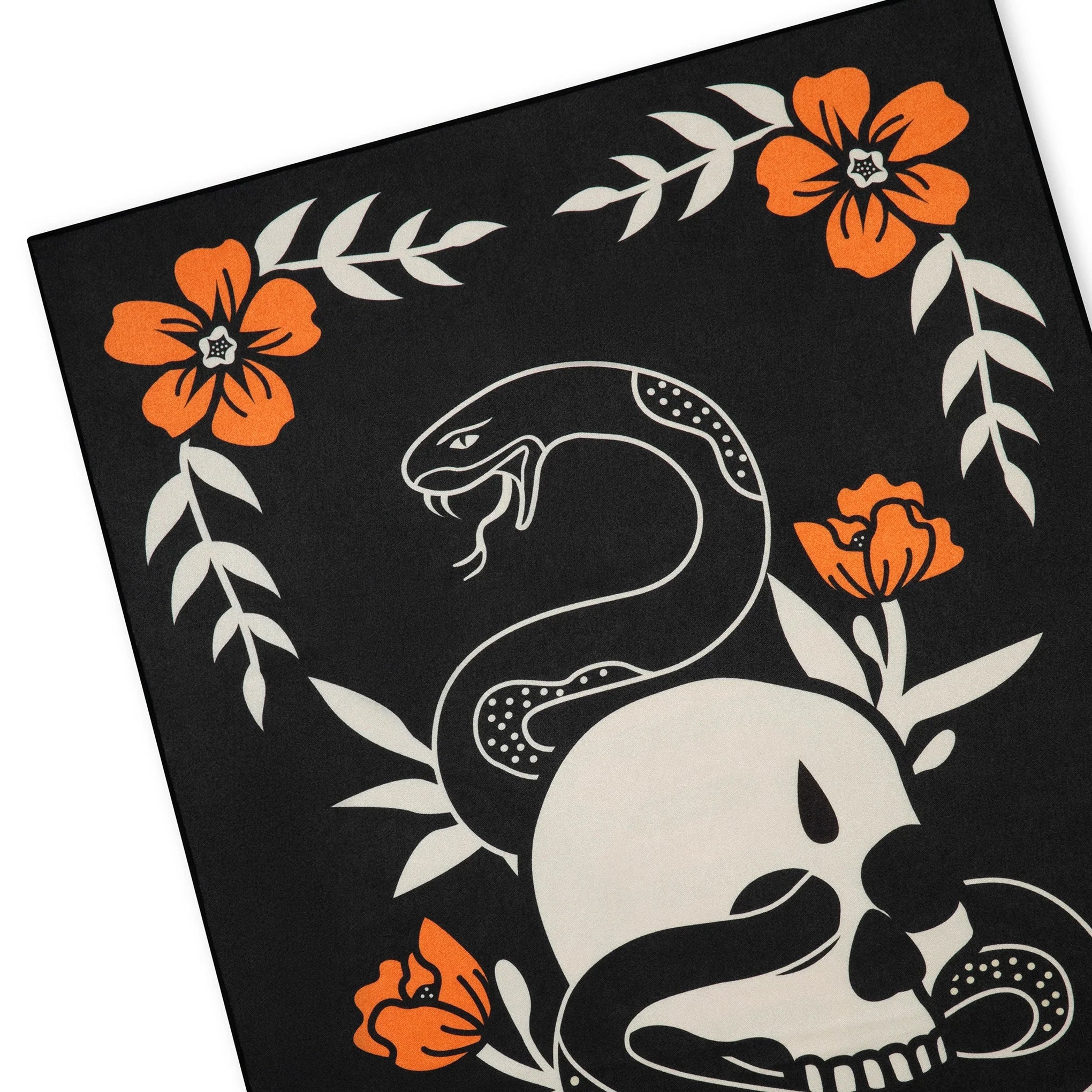 Live Fast Die Dry Towel — front closeup