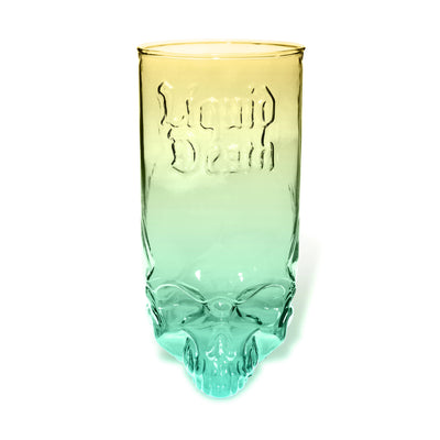 Trophy Skull Glass Tiki Mug