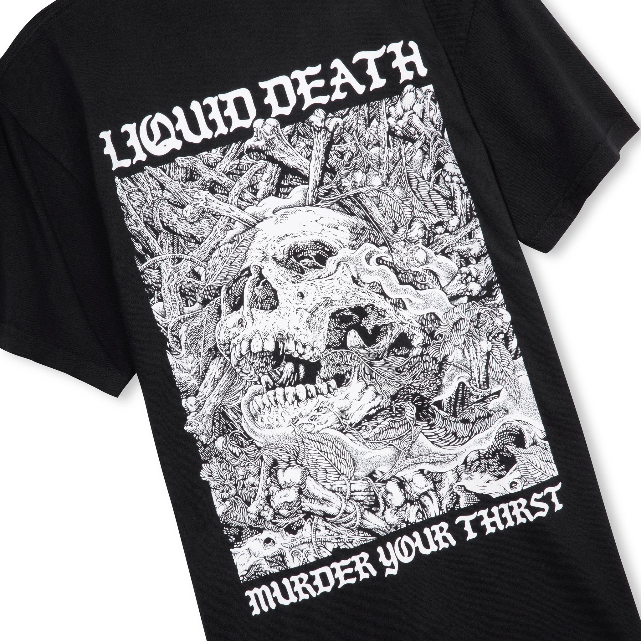 Death Pile Tee Back Detail