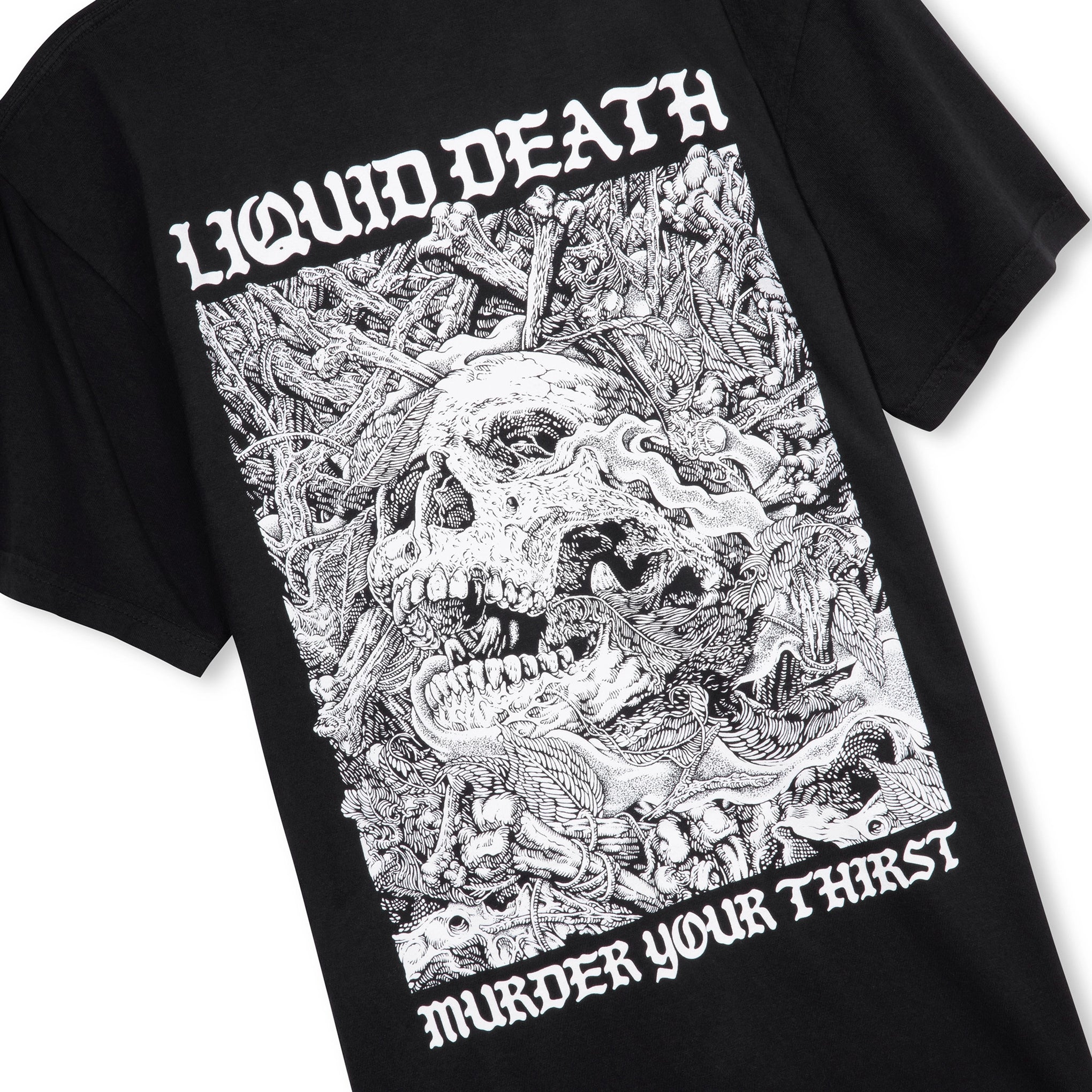 Death Pile Tee Back Detail